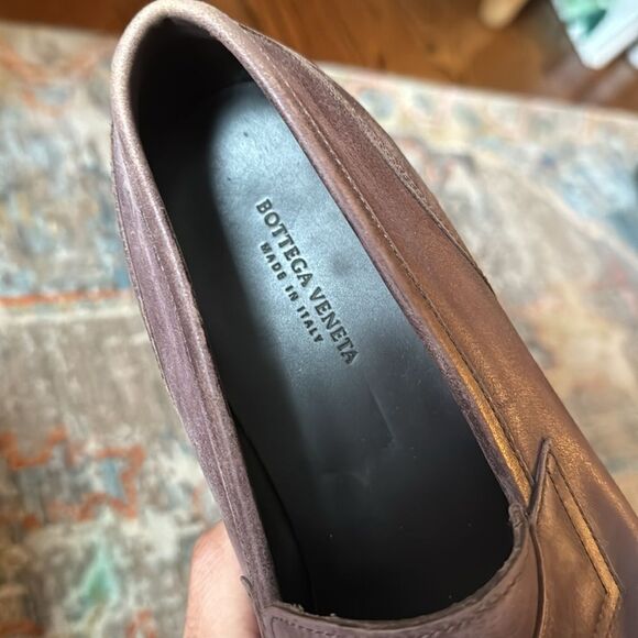Men\'s Bottega Veneta Leather Loafers IT 41.5 (8.5 US)